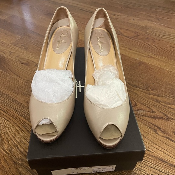 Cole Haan Carma OT Air Pump PRLZD Soft Gold - Picture 1 of 4